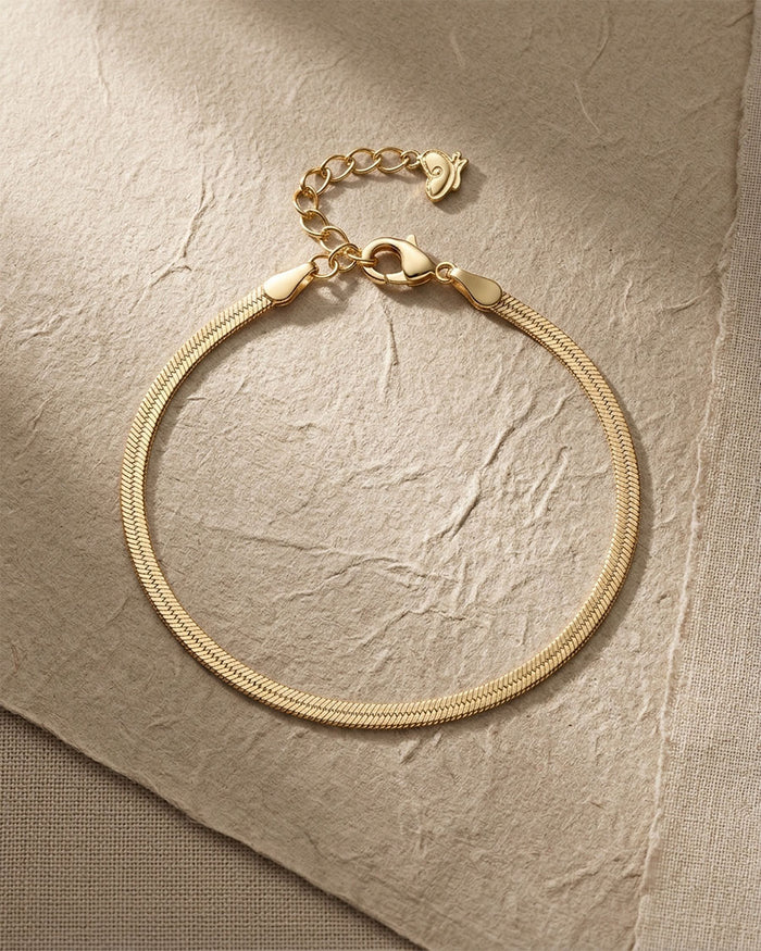 Pulsera plana fina