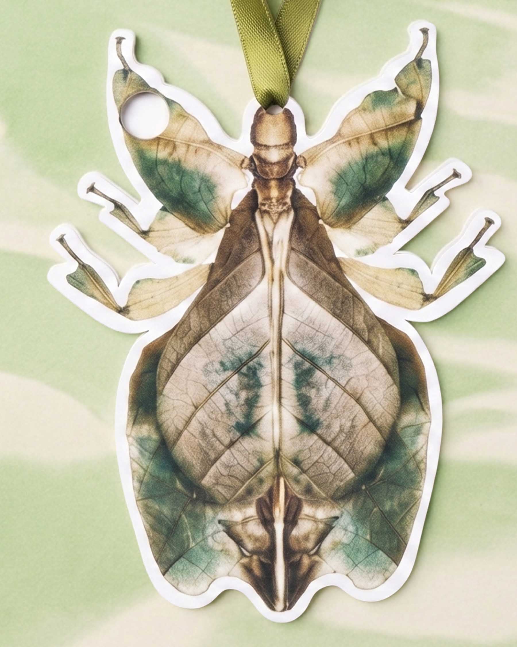 Tarjeta Personalizable Insecto Hoja Perfumable