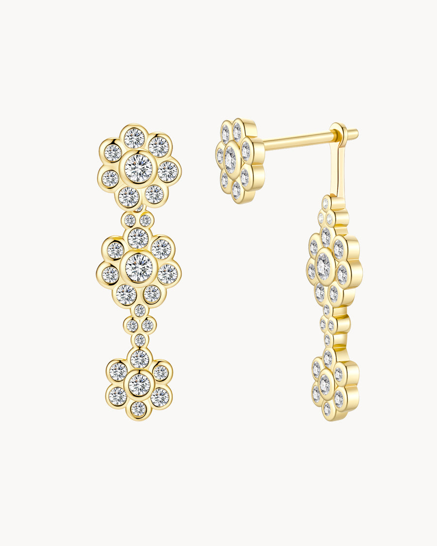 Pendientes Duo Petalo