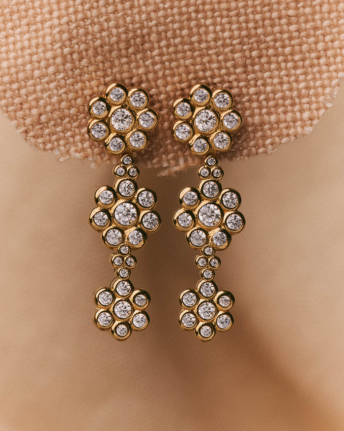 Pendientes Duo Petalo