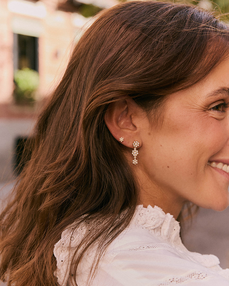 Pendientes Duo Petalo