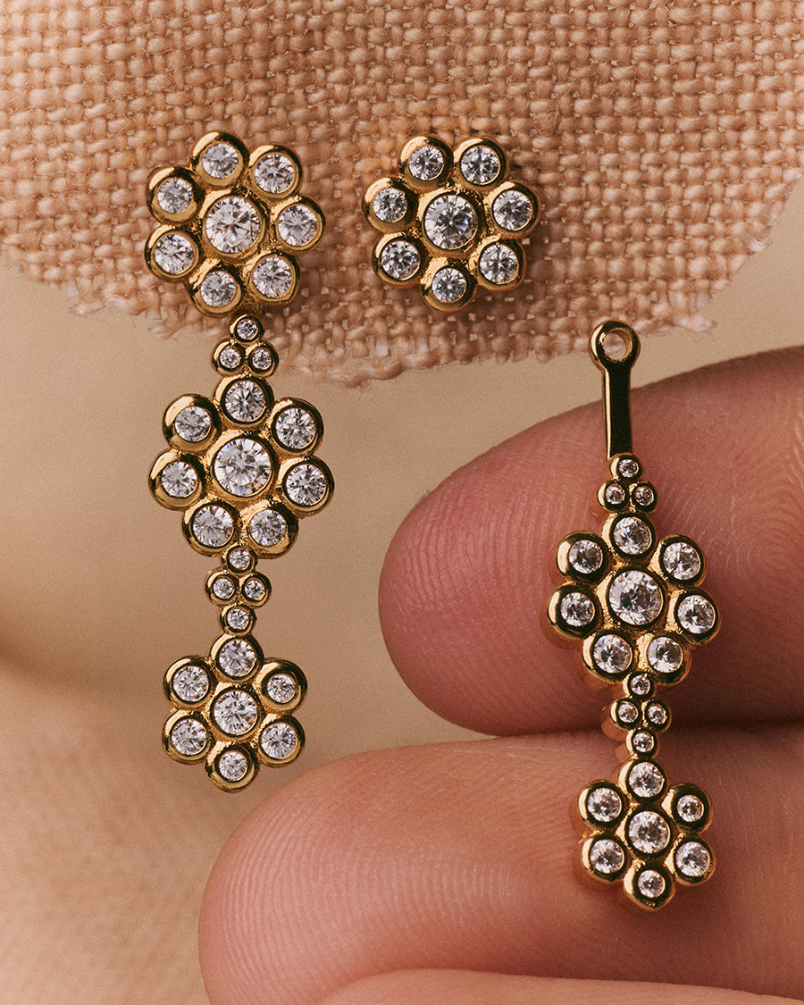 Pendientes Duo Petalo