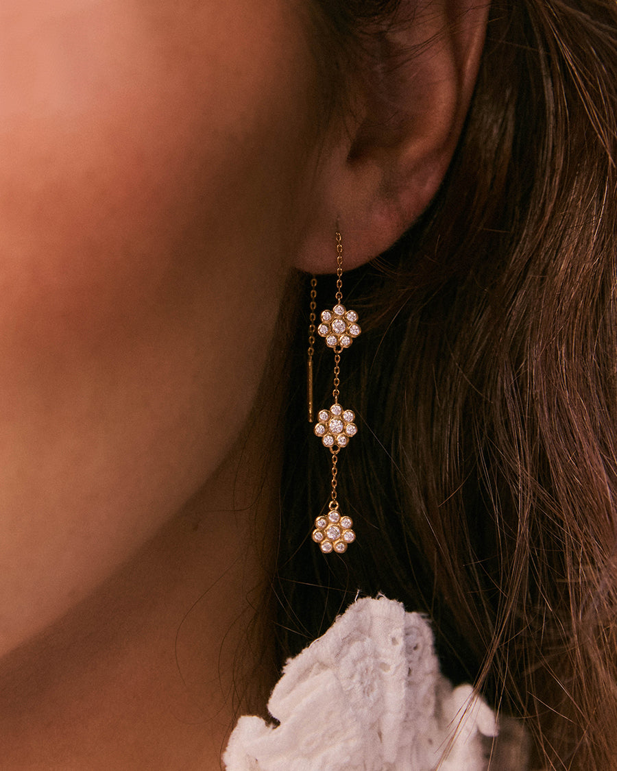 Pendientes Largos Petalo