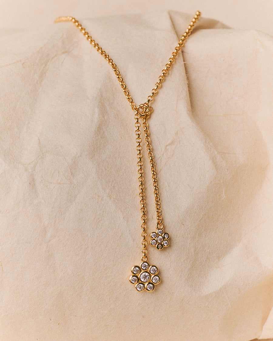 Collar Drop Doble Petalo