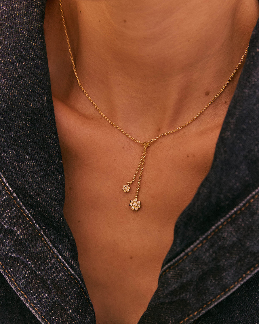 Collar Drop Doble Petalo