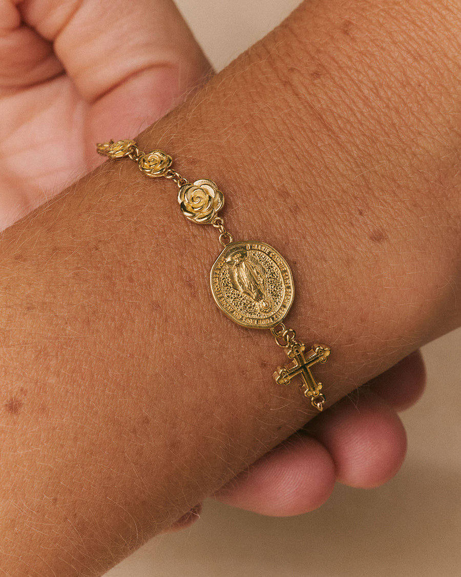 Pulsera Rosario de Rosas