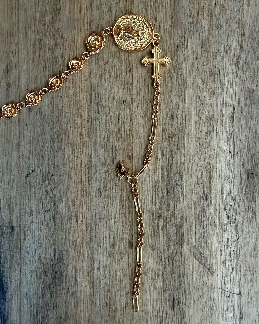 Pulsera Rosario de Rosas Virgen de la milagrosa