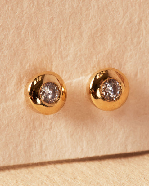 Pendientes Classic Donut Blanco