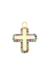 Regenbogenkreuz-Anhänger
