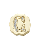 Charm Clip Bubble Vintage Buchstabe C