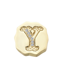Charm Clip Bubble Vintage Letra Y