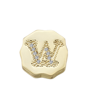 Charm Clip Bubble Vintage Letra W