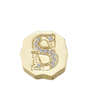 Charm Clip Bubble Vintage Letra S