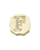 Charm Clip Bubble Vintage Letra F