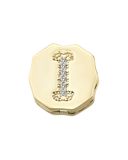 Charm Clip Bubble Vintage Letra I