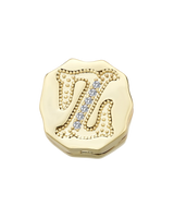 Charm Clip Bubble Vintage Buchstabe Z