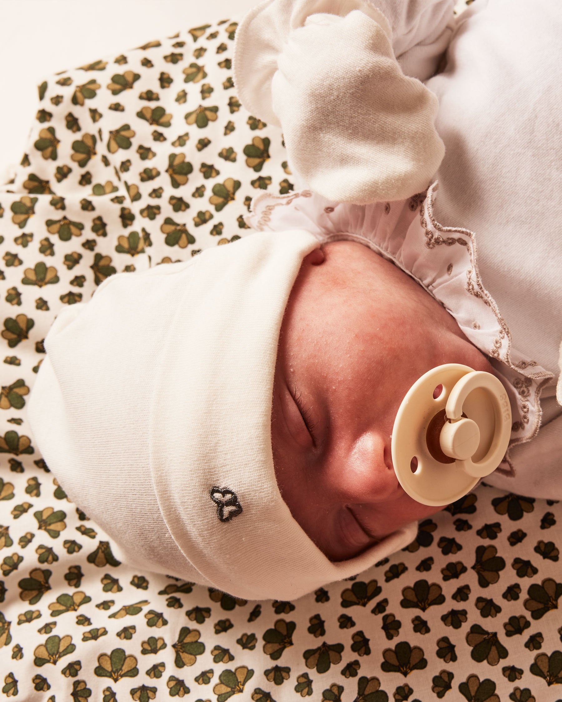 Green Flower Sleeping Bag