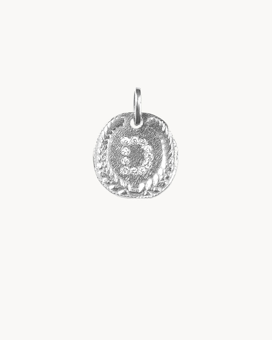 Médaillon Argent Lettre D
