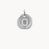 Silver Medallion Letter O
