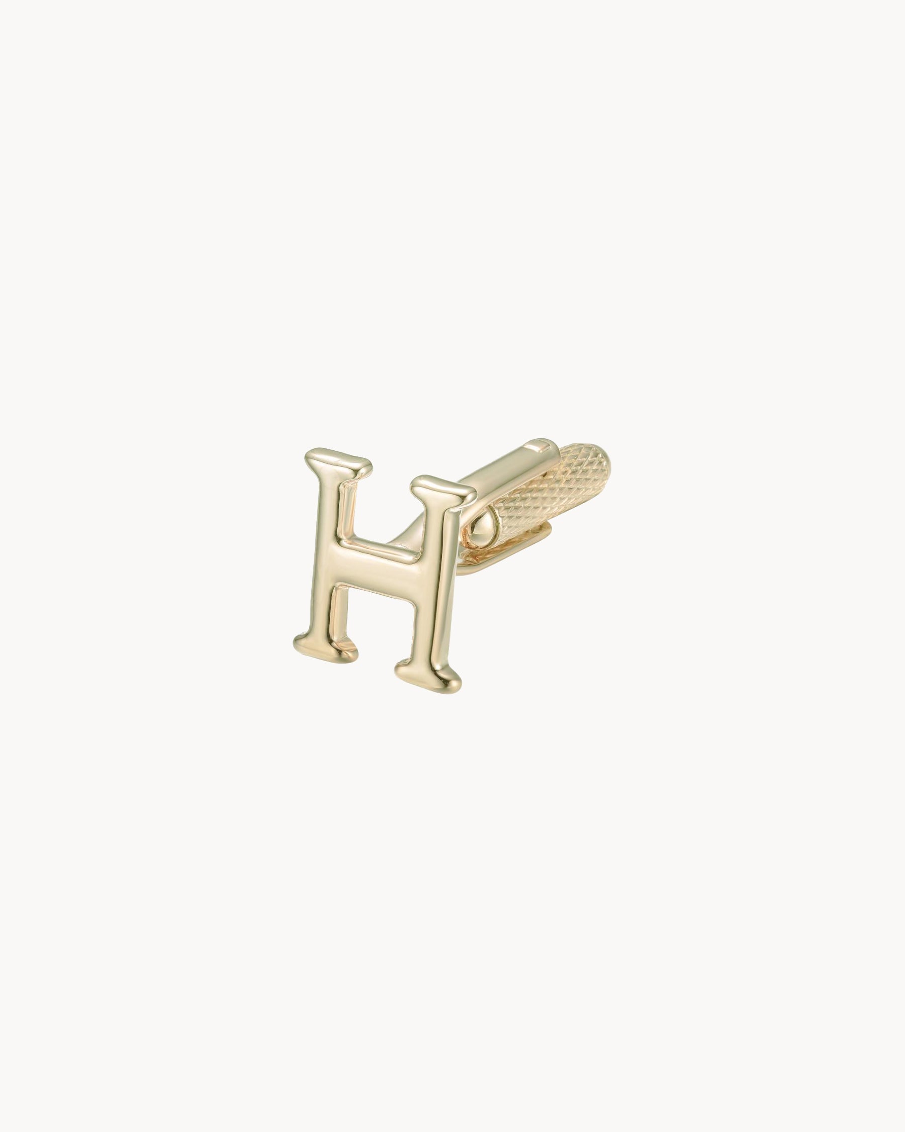 Cufflink Letter H | The Gray Box