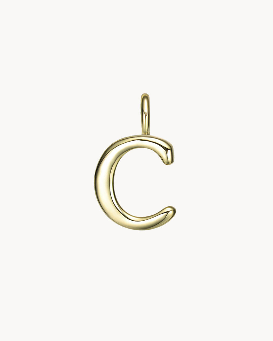 Charm Letter C | The Gray Box