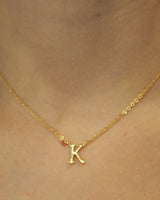 Necklace Letter K | The Gray Box