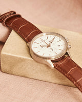 Men's Brown Coffee Leather Strap