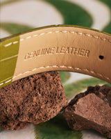 Fresh Leaf Men's Leather Strap