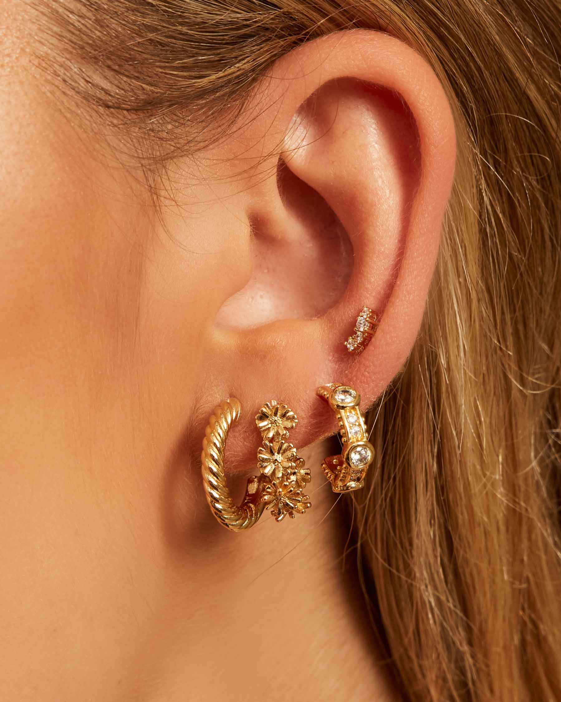 Pendientes Half Margarita Pareja