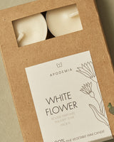 Pack Velas White Flower | Cera Vegetal