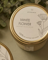 Vela White Flower | Cera Vegetal
