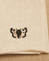 Marble Butterfly Hand Embroidered Napkin | The Gray Box