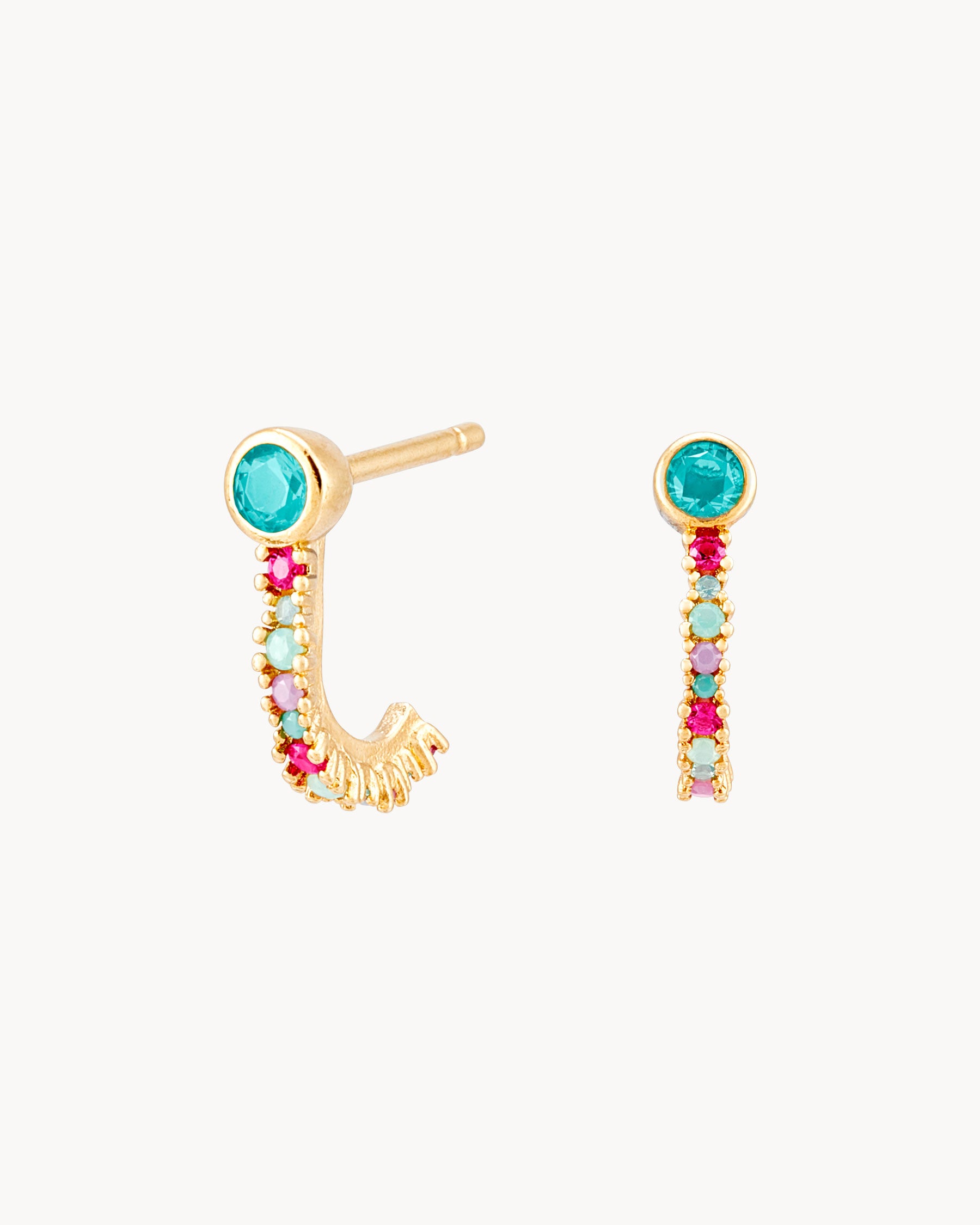 Pendientes tight Lago Verde Pareja