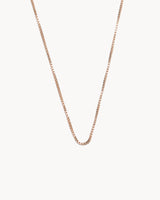 Classic Thin M Necklace : The Gray Box