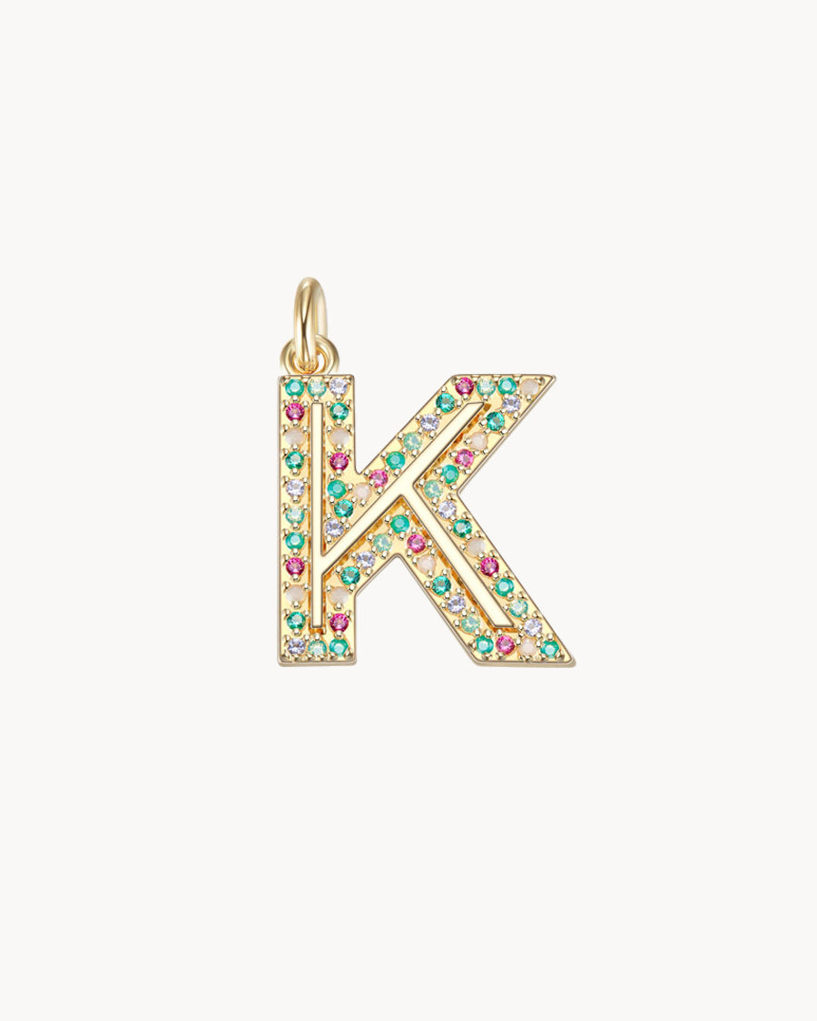 Charm Cosmos Letter K | The Gray Box