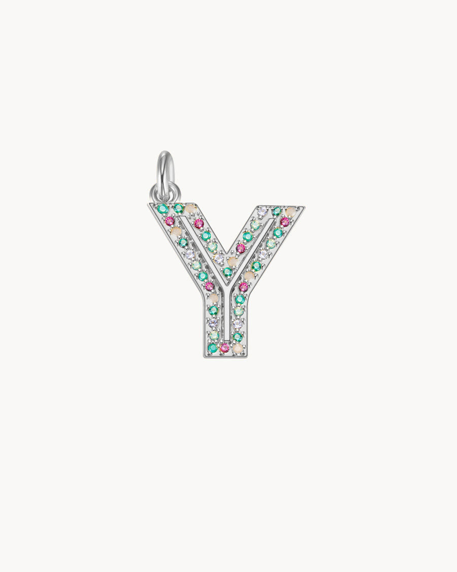 Charm Cosmos Letter Y | The Gray Box