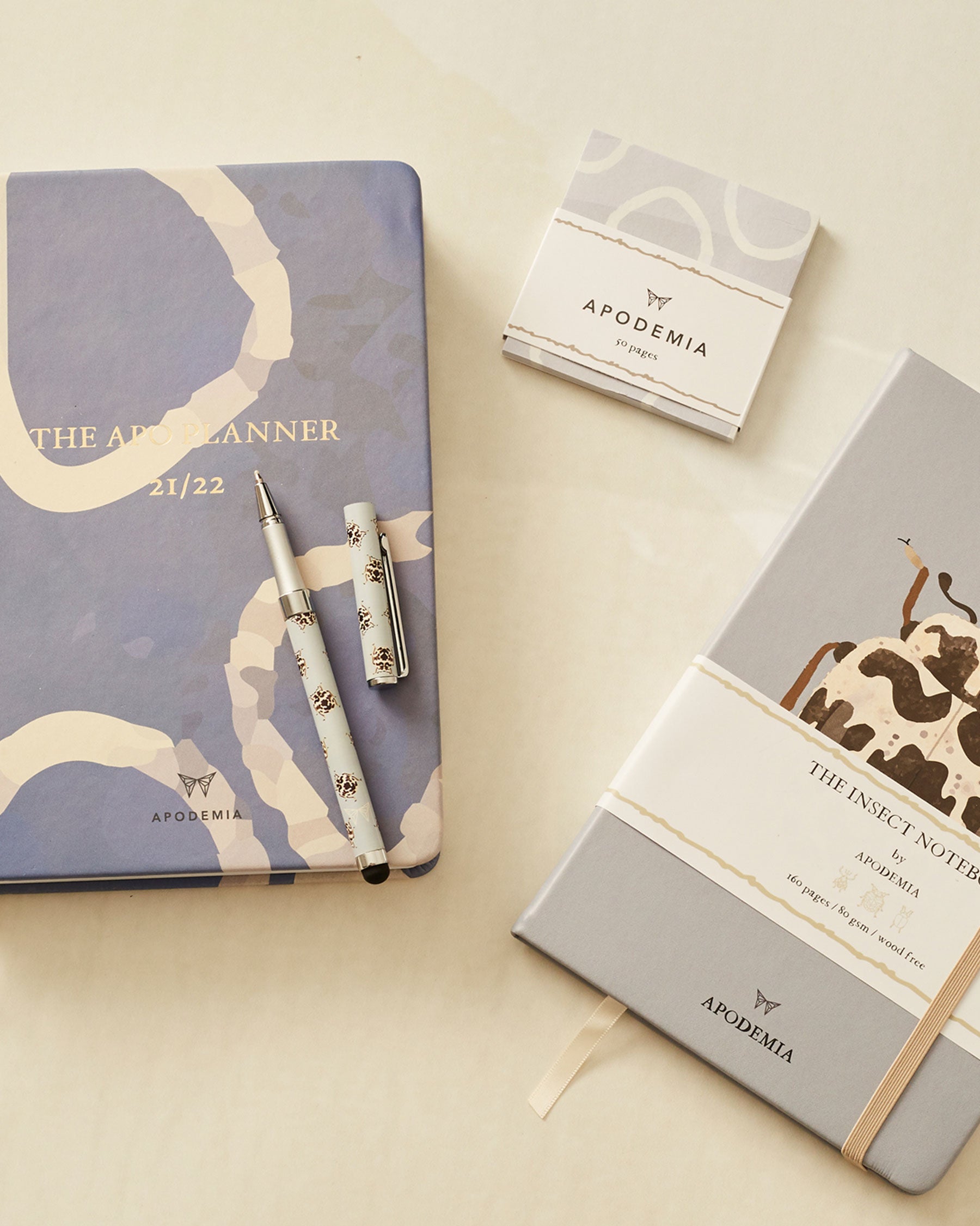 Bloc-notes Beetle Bleu foncé