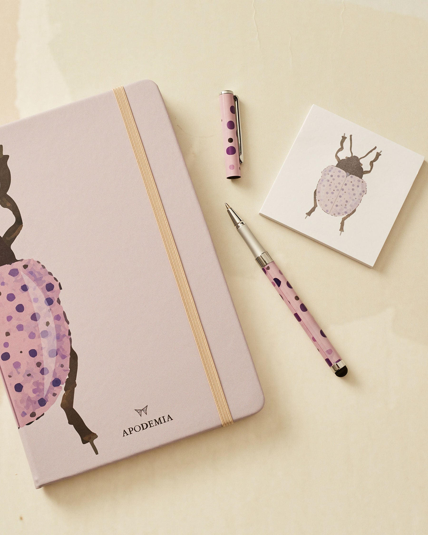 Bloc-notes Beetle Rose