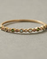 Forever 9K Solid Gold Ring | Diamonds | Sapphires | Topazes