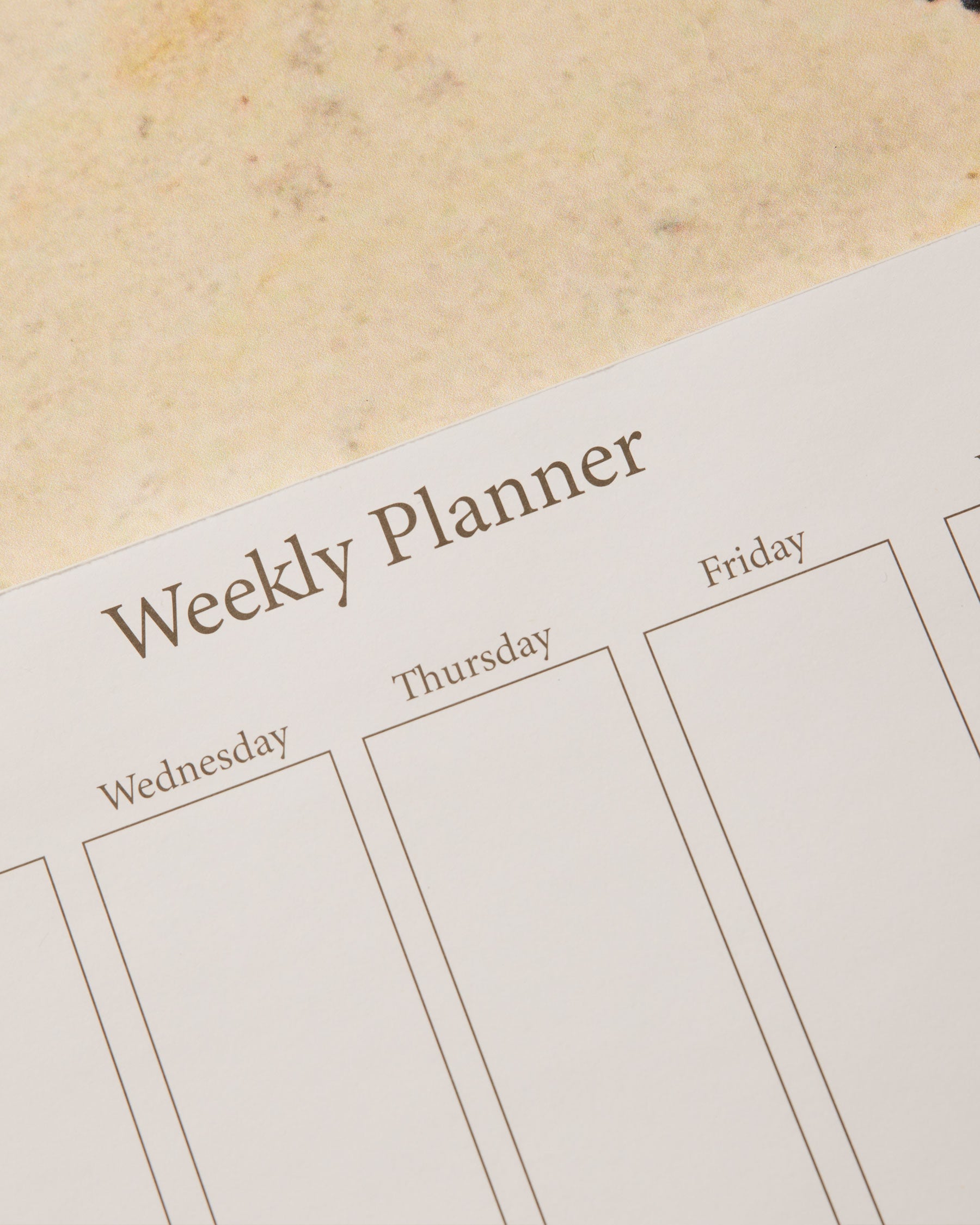 Weekly Planner Veggie | The Gray Box
