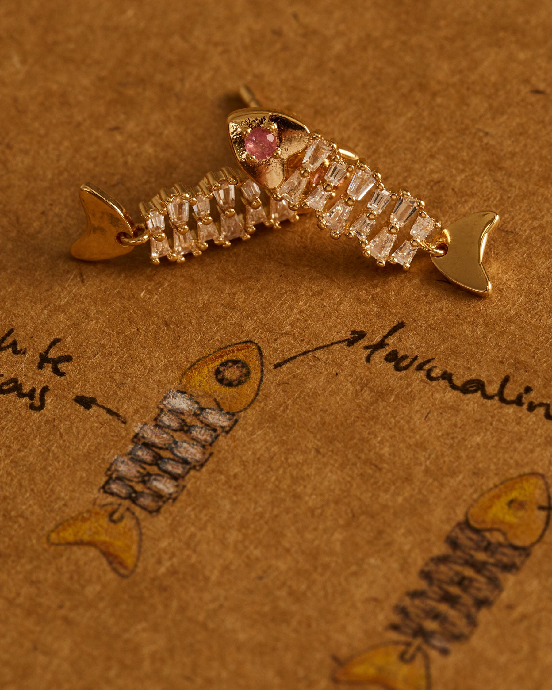 Pendiente Sea Creatures Sparkle