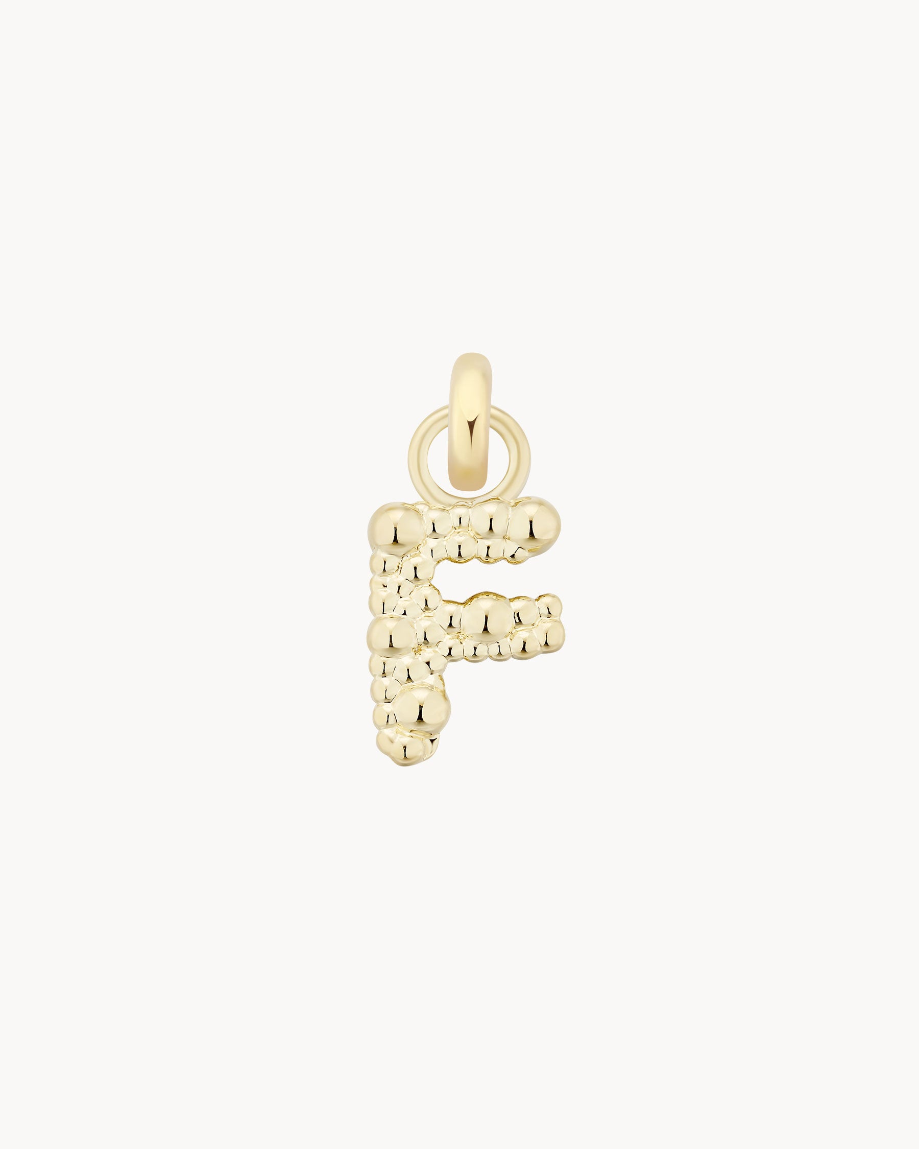 Charm Sand Dust Letter F