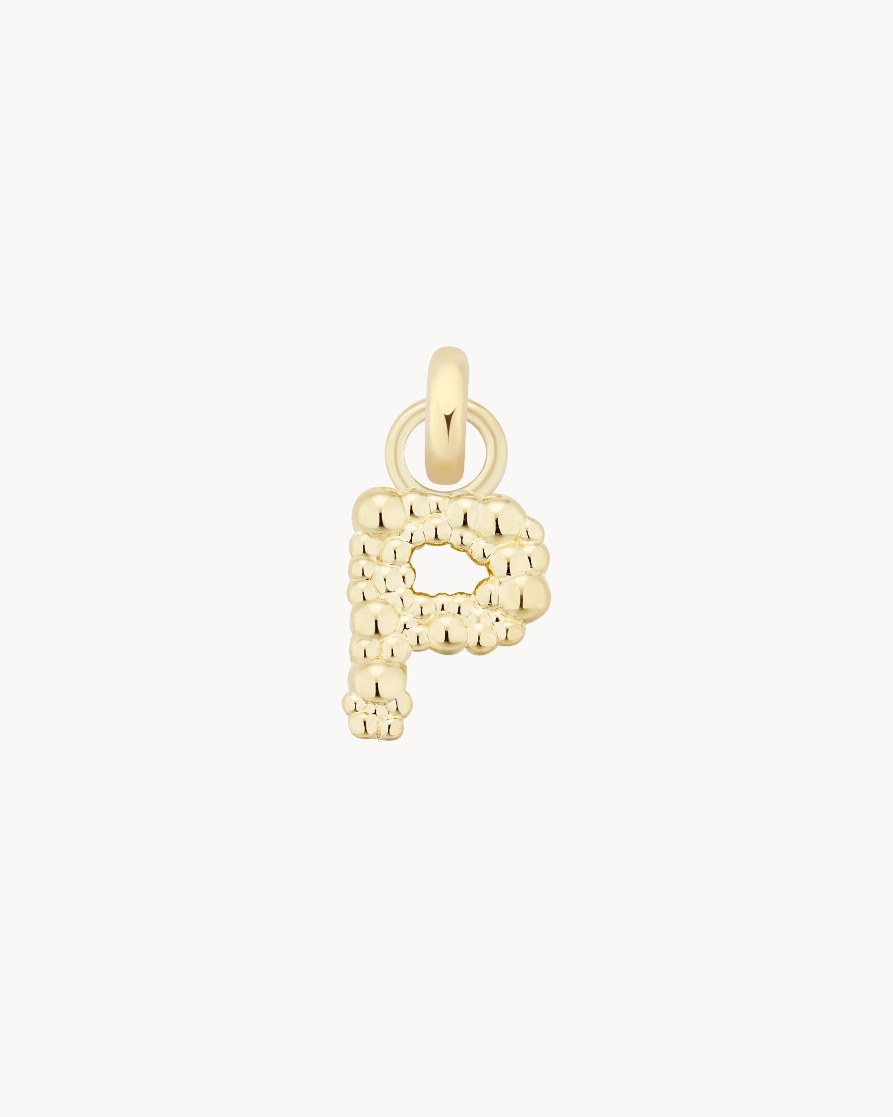 Charm Sand Dust Letter P